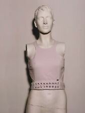 ELISABETTA FRANCHI MAGLIA MAGLIETTA TOP CORSETTO DONNA TAGLIA 42 COLORE BIANCO 