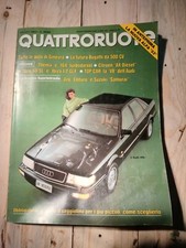 Rivista D'Epoca Quattroruote Mese DI OTTOBRE 1985