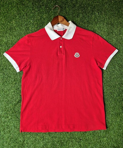 Moncler polo vintage rosso - vintage,