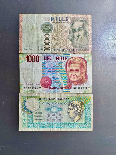 Italy 500 1000 lire 3 - 1000,