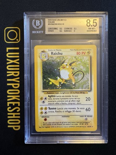 Carta card pokemon raichu set - raichu,