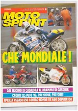 MOTO SPRINT n.25/1993 zzr250,Lawson,Romboni,aprilia endu 250,cross+foto indice