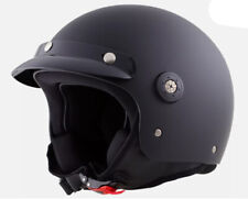 Casco tre bottoni scodella leggero JFM - Cod. 100 - Nero Opaco - M