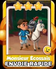 Monsieur Écossais 2 X carte