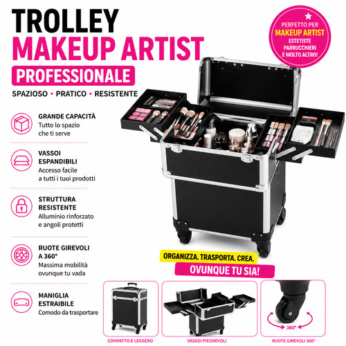 Valigetta trucco professionale - trucco,