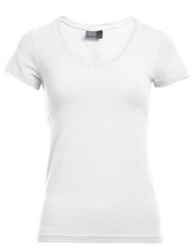 Promodoro 3086 | T-shirt donna slim fit scollo a V
