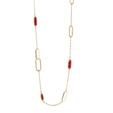 Collana lunga 90 donna acciaio