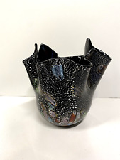 VASO VINTAGE FAZZOLETTO VETRO