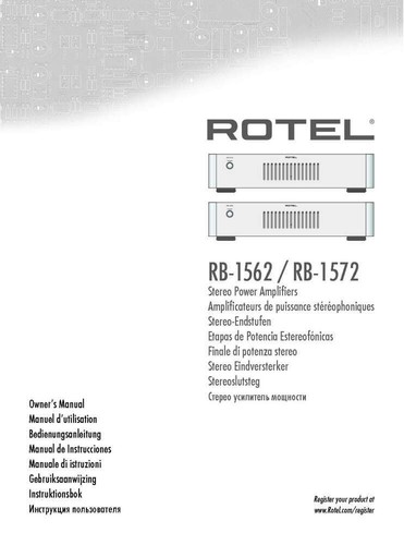 Rotel 1562 amplificatore - rotel, rb-1562
