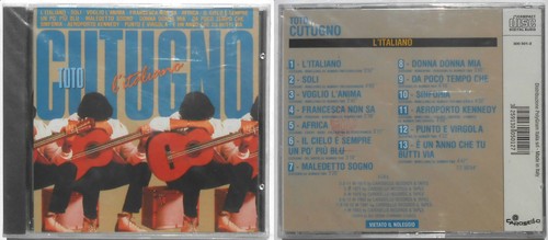 Toto cutugno italiano cd - toto,