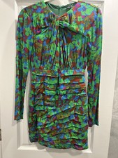 Mini abito Zara verde rosso