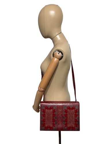 Vtg moschino red leather - vtg,
