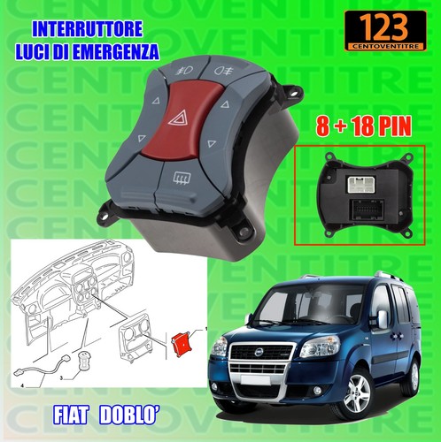 Interruttore luci emergenza - di,