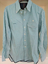 Camicia uomo taglia L in cotone manica lunga a righe regular no brand