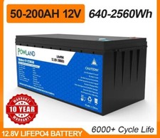 12V 100Ah batteria litio LiFePO4 camper solare fotovoltaico baita off-grid