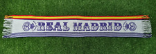 SCIARPA CALCIO REAL MADRID HALA MADRID VINTAGE SCARF BUFANDA FOOTBALL LIGA Z35