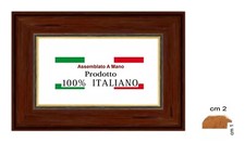 CORNICE IN LEGNO IN NOCE ARTE