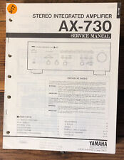 Yamaha AX-730 Amplificatore Manuale di servizio *Originale*