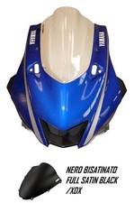 FABBRI Cupolino DOUBLE BUBBLE Nero Bisatinato Per YAMAHA YZF R6 2008 - 2016