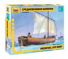 ZVEZDA 1/72 BARCA MEDIEVALE