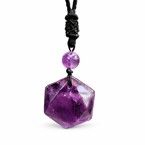 Collana ametista ciondolo - collana,