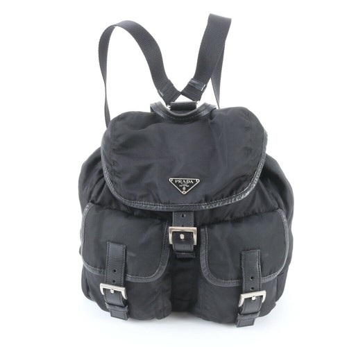 Zaino prada tessuto nylon nero - zaino,