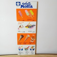 Insegna Tabella Gelati Motta