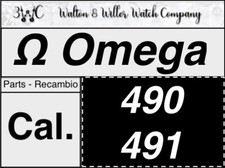 NOS [ 1X ] OMEGA Cal. 490 491