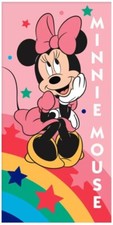 Disney Minnie Mouse Telo da Bagno Asciugamano Telo Mare 70x140cm 100% Cotone