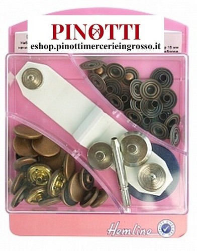 Bottoni pressione 15 - mm.,