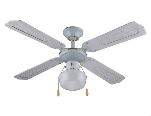 Ventilatore tipo legno - , bianco