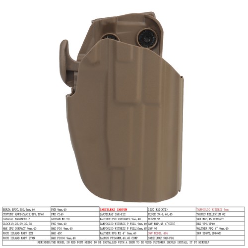 Fondina pistola universale