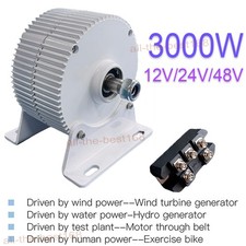 3000W 12V/24V/48V Wind Turbine Permanent Magnet Generatore Alternator 3-Phase