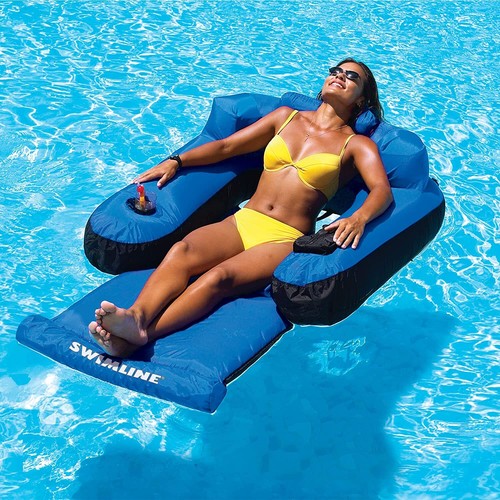 Pool floats with - floats, holders
