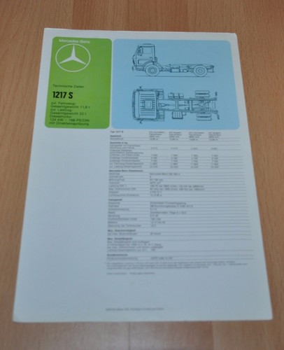 Mercedes benz 1217 - benz, s