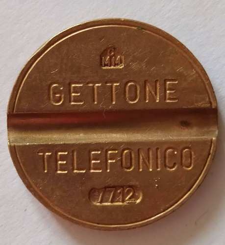 Gettone telefonico 7712 cmm - gettone,