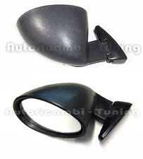 Coppia specchietti specchi neri tipo "California" FIAT 500 126 epoca dx+sx