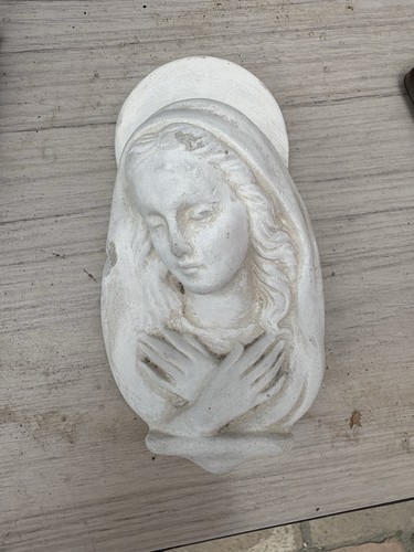Scultura madonna gesso - scultura, in