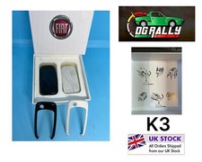 Nuovo Originale OEM FIAT TIPO BIANCO E NERO EFFETTO VENATURE LEGNO COPRICHIAVE 50927705