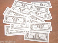 Gioco in scatola PARTI DI RICAMBIO per LA RUOTA DELLA FORTUNA banconote da 10000