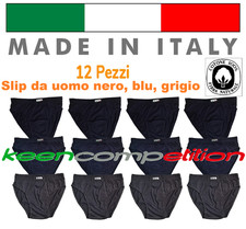 12 Slip Uomo elastico interno