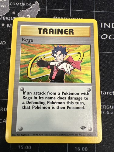Carta pokèmon koga - carta,