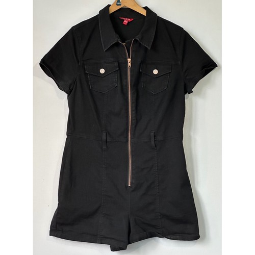 Guess pagliaccetto denim zip - guess,