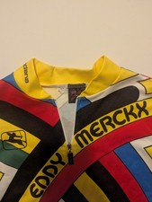 Maglia ciclismo vintage Giordana Eddy Merckx taglia small multicolore rara da trovare