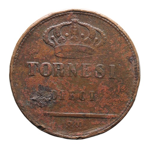 Napoli 10 tornesi 1819 - -,