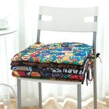 1PZ 40 40CM Esotico Sottile Cuscino Etnico Sedia da Pranzo Tappetino Sedile Caffetteria Nuovo