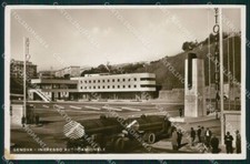 Genova Città Autocamionabile Autotreno Foto cartolina QZ5655