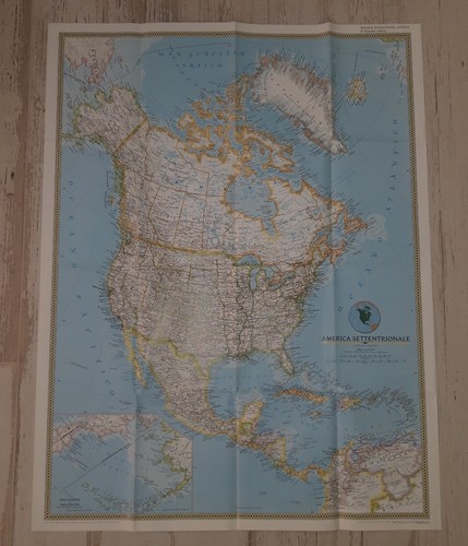 Carta geografica america - geografica,