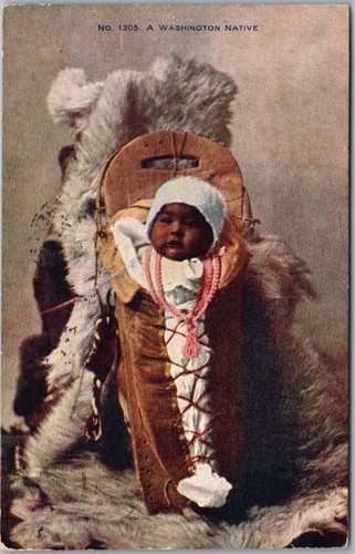Cartolina epoca nativi - cartolina, d'epoca