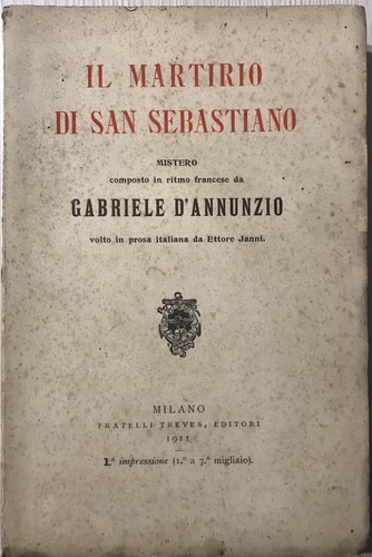 Annunzio martirio di - d’annunzio,
